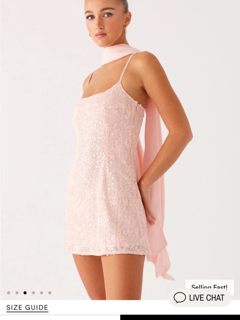 Peppermayo - Women’s Sequin Midi Dress (Size 10) - Picture 6 of 8